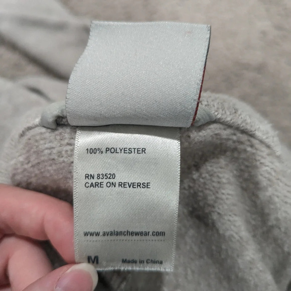 Avalanche Penelope Coat Knit Button front coat tan size Medium - Picture 9 of 9